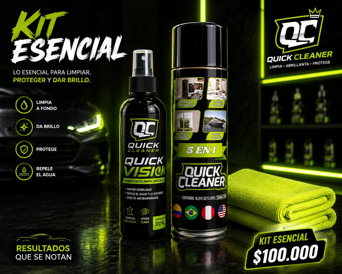 Kit Esencial Quick Cleaner